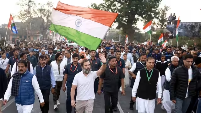 congress leader rahul gandhi during the bharat jodo yatra ani file photo 1671758437 News Todayz भारत जोड़ो यात्रा को लेकर पार्टी कार्यकर्ताओं ने की बैठक