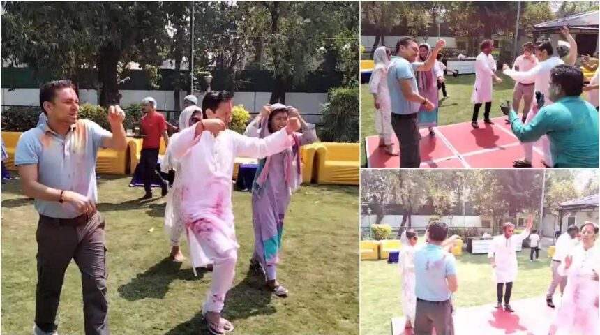 Kumaon Commissioner Deepak Rawat danced vigorously in the Holi program 2 News Todayz Uttarakhand News: होली कार्यक्रम में जमकर थिरके कुमाऊं कमिश्नर दीपक रावत, ये अधिकारी भी रहे साथ…