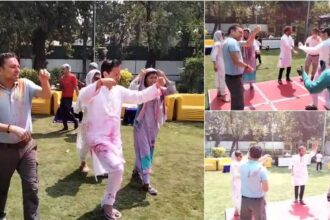 Kumaon Commissioner Deepak Rawat danced vigorously in the Holi program News Todayz Uttarakhand: होली मिलन कार्यक्रम में गीतों पर झूमते नज़र आए कुमाऊं कमिश्नर दीपक रावत...