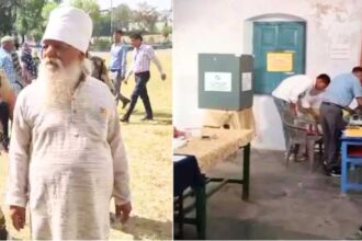 Election Update An elderly person who came to vote broke the EVM machine News Todayz Uttarakhand Election 2024: हरिद्वार में बुजुर्ग मतदाता ने पटकी EVM मशीन, पुलिस ने लिया हिरासत में…