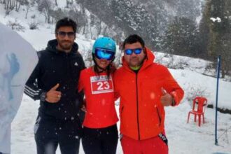 Open National Skiing Championship Himachal Pradesh Tourism Department Snow Girl Maneka Gunjyal Uttarakhand News 1 News Todayz उत्तराखंड की स्नो गर्ल मेनका गुंज्याल ने किया प्रदेश का नाम रोशन, जीता गोल्ड मेडल...