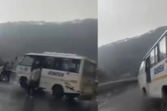 Chardham Yatra yatra two buses collided 1 1 News Todayz चारधाम यात्रा के दौरान दो बसों की जोरदार भिडंत, देखें खौफनाख वीडियो…