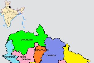 uttrakhand map News Todayz बारिश से राज्य में 131 मार्ग प्रभावित