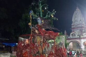 d 6 3 News Todayz सावन के आखिरी सोमवार को लगा दक्षेश्वर महादेव मंदिर में भक्तों का तांता