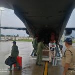 WhatsApp Image 2025 08 10 at 6.44.52 PM News Todayz धराली आपदा से फंसे 36 लोगों को को वायु सेना के विमान से पहुंचाया गया देहरादून जौलीग्रांट