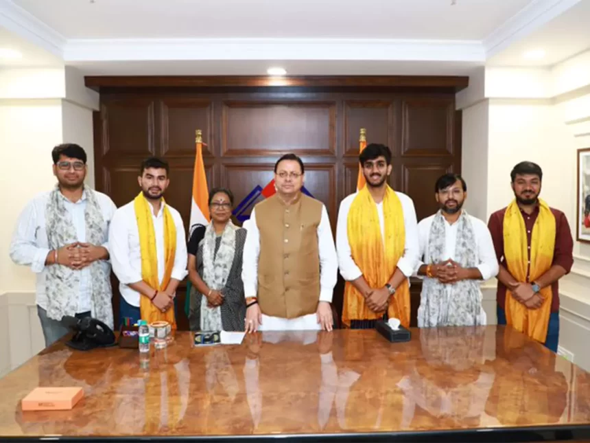 4932266 ani 20251009093919 News Todayz छात्र संघ चुनाव के बाद CM धामी ने DUSU अध्यक्ष और JNUSU संयुक्त सचिव को दी बधाई