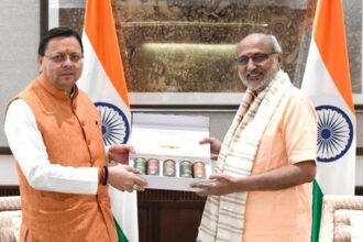 cm 1000x600 1 News Todayz उत्तराखंड के मुख्यमंत्री धामी ने उपराष्ट्रपति सी. पी. राधाकृष्णन से की शिष्टाचार भेंट