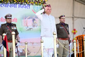 WhatsApp Image 2025 12 08 at 1.26.08 PM News Todayz सीएम धामी ने किया होमगार्ड्स स्थापना दिवस पर रैतिक परेड का निरीक्षण