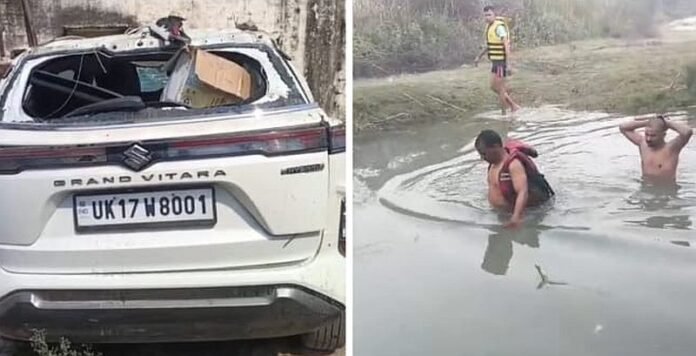 d 2 1 News Todayz कार खाई में गिरी दो की मौत, विवाह समारोह से लौट रहे थे मृतक