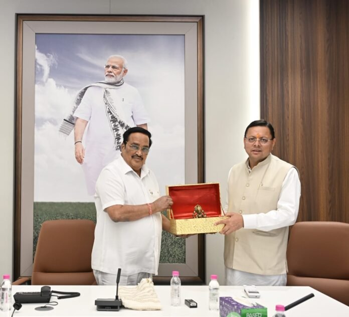 d 6 News Todayz सीएम धामी ने की केन्द्रीय जल शक्ति मंत्री से शिष्टाचार भेंट