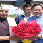 d 1 10 News Todayz कार्यक्रम में भाग लेने हल़्द्वानी पहंुचे केन्द्रीय मंत्री राजनाथ सिंह