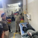 d 1 News Todayz पुलिस पर हमला करने बाद फरार आरोपी मुठभेड़ में गोली लगने के बाद गिरफ्तार