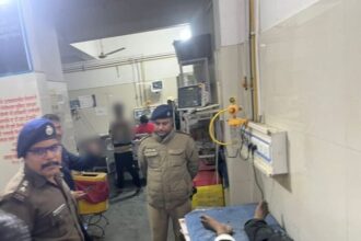 d 1 News Todayz पुलिस पर हमला करने बाद फरार आरोपी मुठभेड़ में गोली लगने के बाद गिरफ्तार