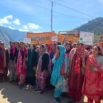 d 2 13 News Todayz नशा मुक्ति को लेकर महिलाओं ने निकाली 12 किमी की पैदल यात्रा