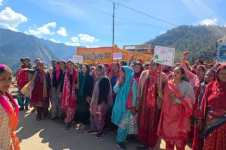 d 2 13 News Todayz नशा मुक्ति को लेकर महिलाओं ने निकाली 12 किमी की पैदल यात्रा