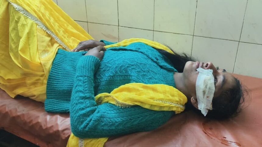 d 3 14 News Todayz गुलदार के हमले में मूकबधिर युवती घायल ,अस्पताल में उपजार जारी