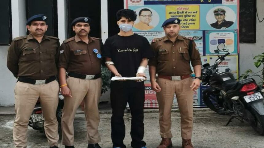 d 3 4 News Todayz युवती पर जानलेवा हमला करने का आरोपी छात्र गिरफ्तार