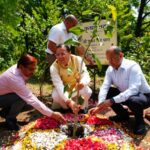 WhatsApp Image 2026 06 04 at 2.53.49 PM News Todayz मुख्यमंत्री आवास परिसर में 3-बी गार्डन के निर्माण कार्य का शुभारम्भ