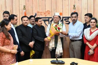 16 p News Todayz सीएम धामी के जन्मदिवस पर मुख्यमंत्री आवास में उमड़ा आत्मीयता का माहौल