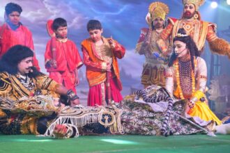 20a News Todayz रामलीला महोत्सव में लेजर की चमक, डिजिटल अग्नि परीक्षा और रावण वध ने मोहा मन
