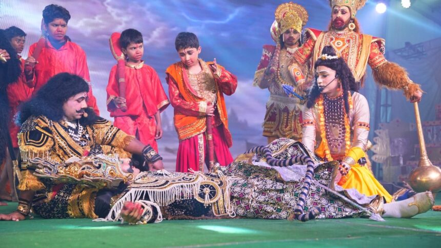 20a News Todayz रामलीला महोत्सव में लेजर की चमक, डिजिटल अग्नि परीक्षा और रावण वध ने मोहा मन